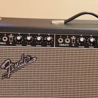 Fender '65 Twin Reverb 85-Watt 2x12" Guitar Tube Combo - 2017 - Black image 2