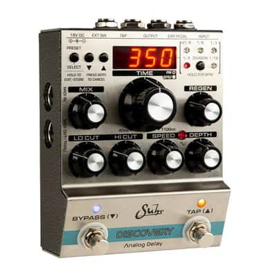 Suhr 03-DAD-0001 Discovery 18-Volt Analog Delay Pedal, 127 Programmable Presets image 2