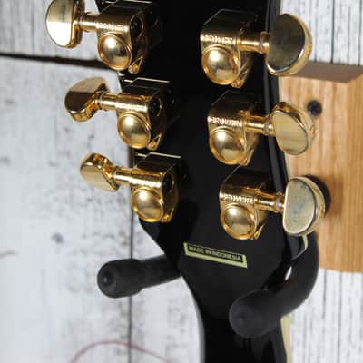 Epiphone J-200 EC Studio Jumbo Body Acoustic Electric Guitar Black Finish image 14