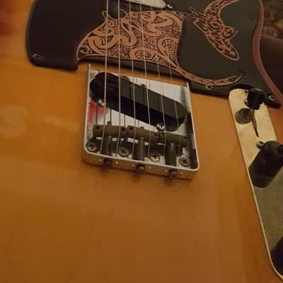 leather Pick guard Custom fitsTelecaster 2019 "this is just a sample but you design your pick guard" image 11