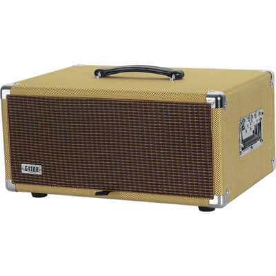 Gator GR-RETRORACK-4TW Rack en bois 4U vintage amp tweed image 4