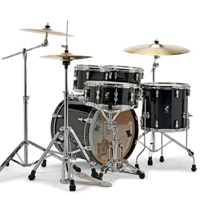Sonor AQ1 Piano Black Studio 5pc Kit 20x16, 10x7, 12x8, 14x13, 14x6 Birch Shells Pack | Drums & Hardware | Authorized Dealer image 4