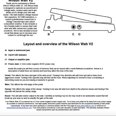Wilson Effects Wilson Wah V2 image 5