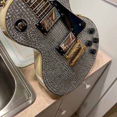 Paul Stanley Guitar Rhinestone Epiphone Les Paul Rhinestone image 2