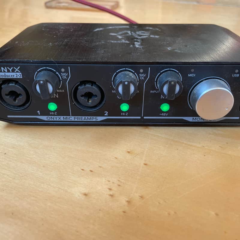 2018 – Present Mackie Onyx Producer 2-2 USB Audio Interface Black