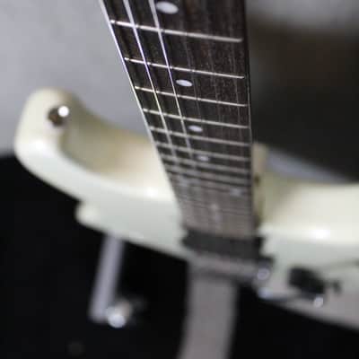 Squier 1980's Super Strat 1980-1989 with Locking Tremolo System  Pearl White image 7
