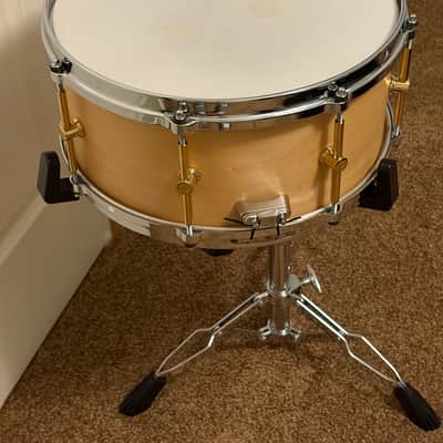 Canopus Snare Drum 14x6.5 Natural Oil w/Cast Hoops image 6