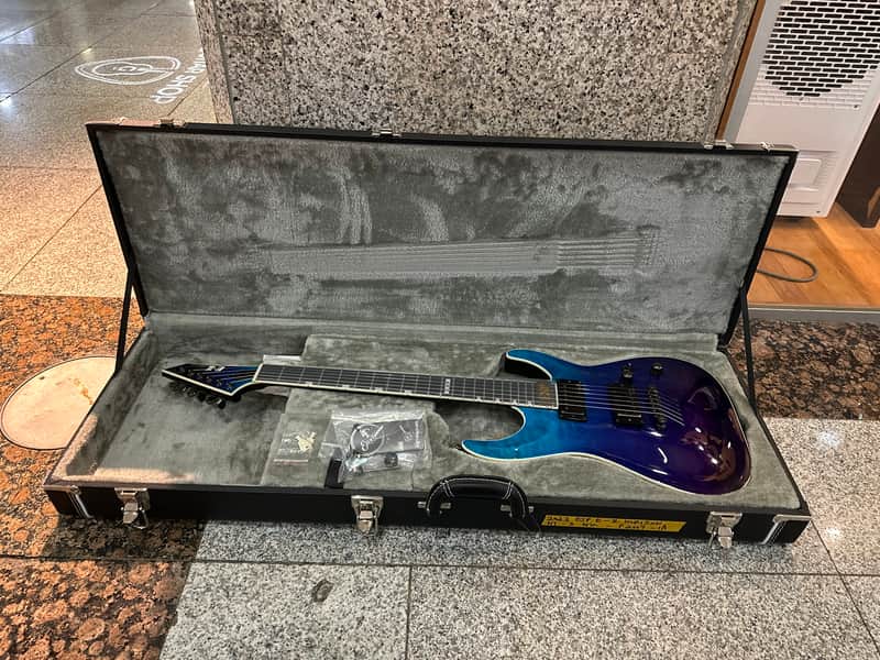 2023 ESP E-II Horizon NT-II Blue Purple Fade image 1