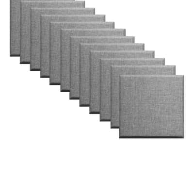 Primacoustic Broadway 2" Control Cube Acoustic Wall Panel 12-pack - Grey w/ Beveled Edge image 1