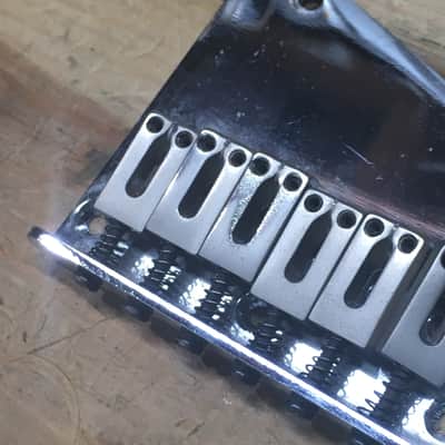 Fender Modern Style 6 Bonus Gotoh? Saddles Guitar Bridge Squier? Tele NOS Relic image 3
