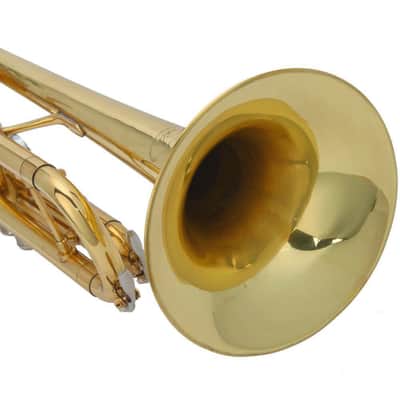 New Beginner Gold Lacquer Brass Bb Trumpet W/ Case for Student School Band image 6