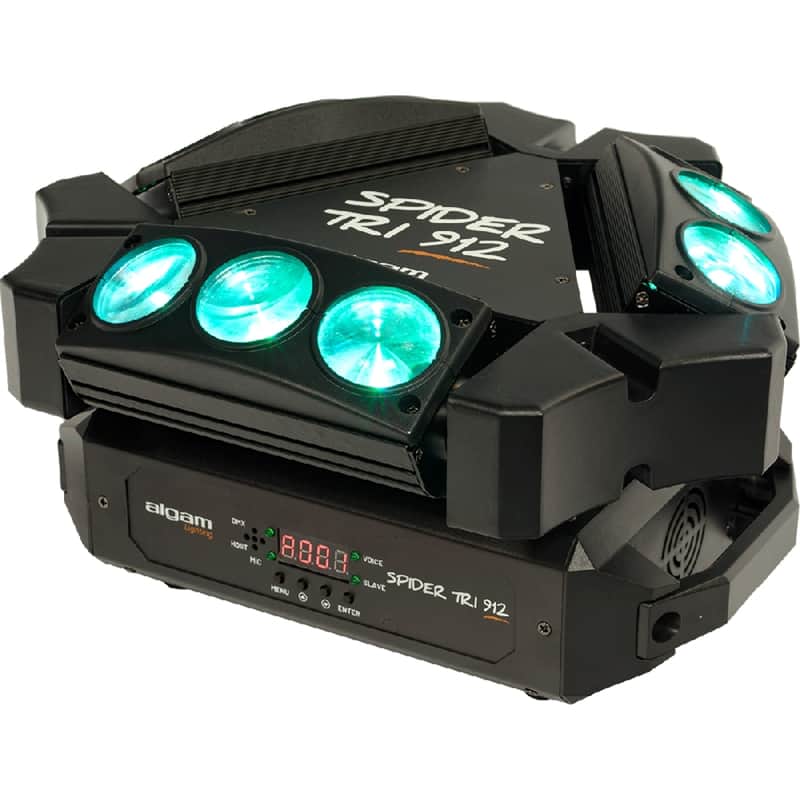 Algam Lighting SPIDER-TRI-912 3 Mini Barre Motorizzate Beam Led 9x12W RGBW image 1