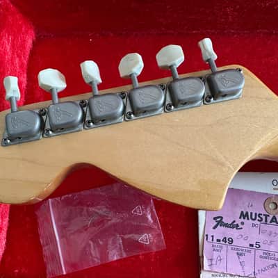 Fender Mustang 1973 USA olympic white DiMarzio PUs image 6