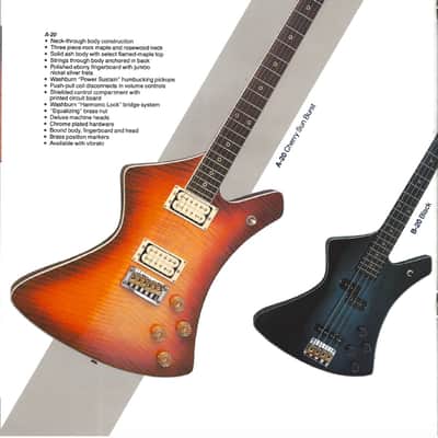 Washburn A-20V 1983 - CS Cherry Sunburst image 16