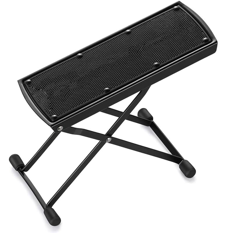 5 Core Guitar Foot Stool Foot Rest Adjustable Heights, Strong & Sturdy GFS 01 image 1