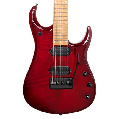 Ernie Ball Music Man JP15 7-String Electric Guitar - Red Tide Flame - Open Box image 1