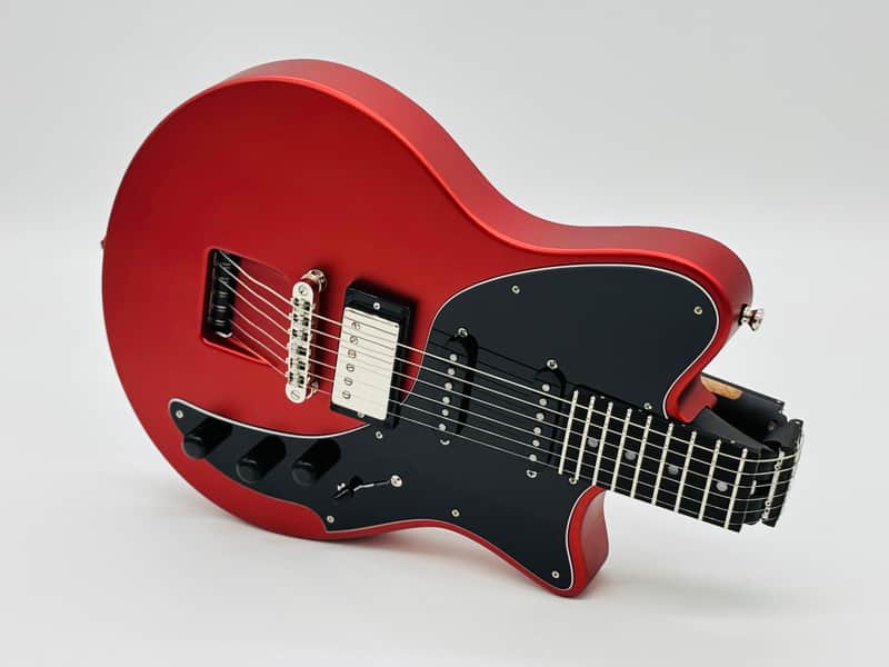 Ciari Travel Guitars Ascender Trio 2026 HSS Rampart Red with Free Backpack! image 1