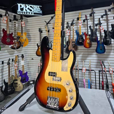 American Ultra II Precision Bass - Ultraburst, Maple Fingerboard w/OHSC & PLEK*D #341 image 4