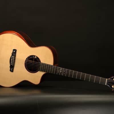 ギター Fender custom shop Koa auditoriumclassic Fender Custom Shop Koa Auditorium Classic Acoustic Guitar | Reverb