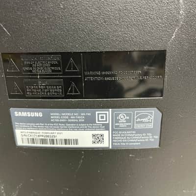 "Two" Samsung MX-T40 300W Sound Tower Wireless Bluetooth Speakers, with remote. image 6