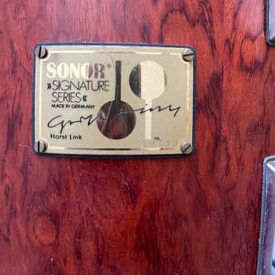 Sonor Signature 10x10" Heavy Bubinga Tom (HLT 10) - Horst Link Era 1980s image 6