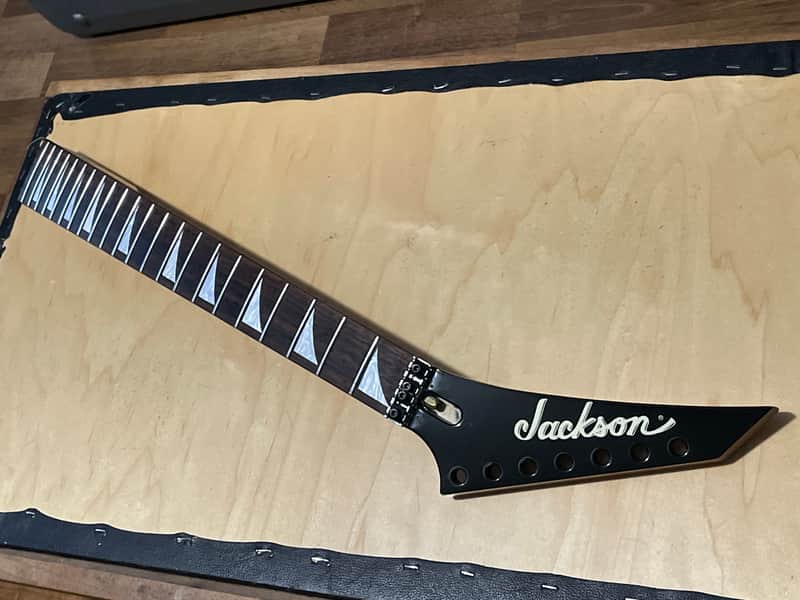 1999 Jackson Japan DR7 Reverse 7 String Guitar Neck Floyd Ready 22 Fret Sharkfin image 1