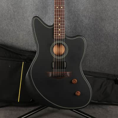 Fender Acoustasonic Standard Jazzmaster - Black - 2nd Hand image 3