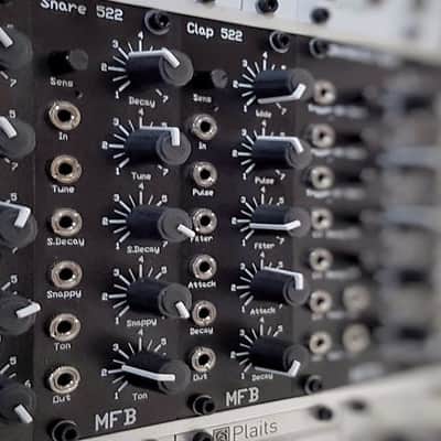 MFB Eurorack 522 Drum Set (Rare-Complete Set!) 2010 Black image 1