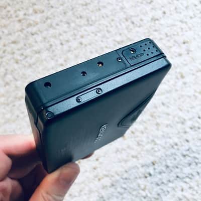 KENWOOD CP-K5 Walkman Cassette Player, Excellent Cool Gun Black ! For Display or Repair ! image 11