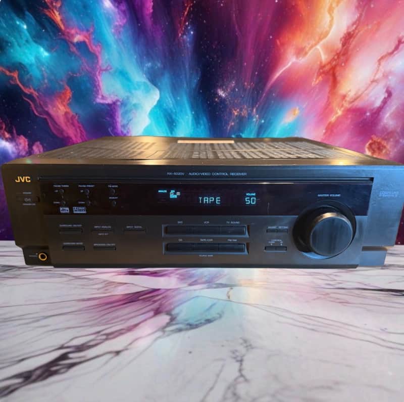 JVC RX-5020V A/V Control Receiver Dolby Dts Am Fm Radio Black 100 WPC Beast 🔥