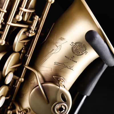 Selmer Paris 82SIGF Professional Alto Saxophone, Vintage Matte image 10