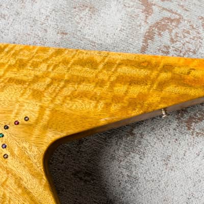 Echopark Flamed Korina Flying V Albert 58 Custom image 22