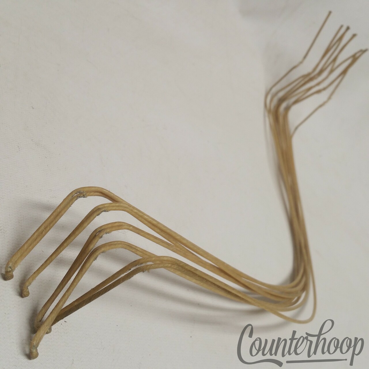 Leedy 16"Cat"Gut(Sheep)Natural Snare Drum Wires/10x Strands Vintage 30s Catgut — main photograph