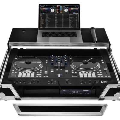 Odyssey FZGSRANEONEW1 Rane One Flight Case with 1U Rack Space and Glide Platform image 12