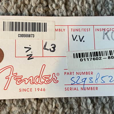 Fender Eric Clapton Stratocaster “Blackie” – USA – Maple Neck – Original Case – Excellent Condition image 22
