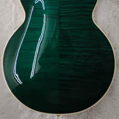 Gretsch Broadkaster JR LX Figured CB Electric Guitar w/Case, Tropic Aura image 6