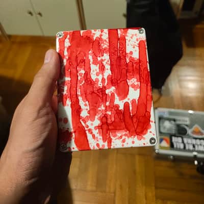Tallon Electric The Banshee Chopped Octave Fuzz 2025 - Blood Splatter image 5