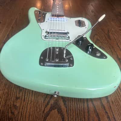 2005 Fender American Vintage ‘62 Jaguar (Lollar Pickups) - Surf Green image 4