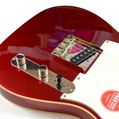 Squier Custom Esquire - Candy Apple Red image 6