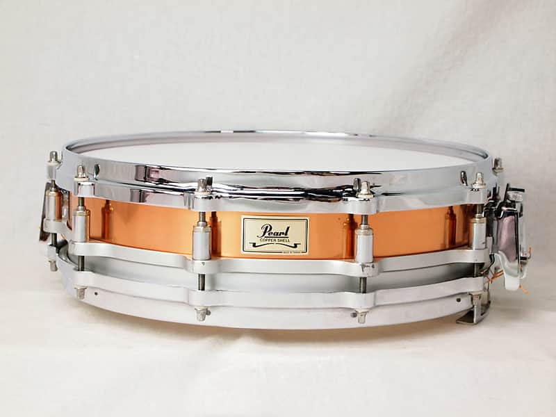 Pearl C-9114P / FC-1435 Free-Floating Copper 14x3.5" Piccolo Snare Drum (2nd Gen) 2001 - 2004 image 6