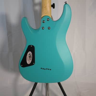 Schecter C-6 Deluxe Satin Aqua image 4