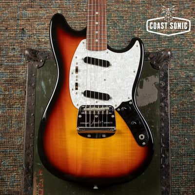 1995 Fender '69 Vintage Reissue Mustang MG69 Sunburst Made in Japan MIJ Fujigen image 5