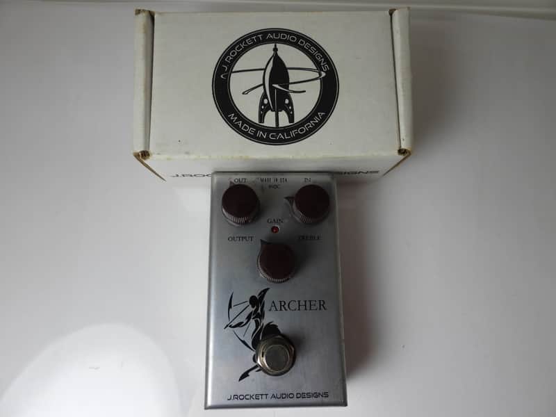 J. Rockett Archer Overdrive Silver Effects Pedal Free USA Ship image 1