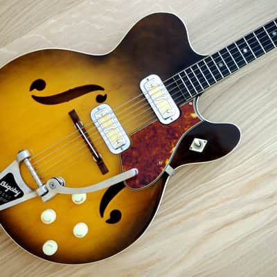 1961 Harmony H74 Meteor Neo Cutaway Vintage Guitar Near Mint DeArmond Gold Foil Pickups w/ohc image 1