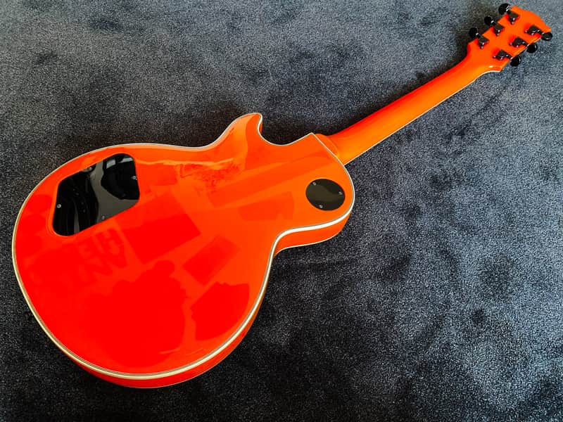 ESP Edwards E-LP-85CD Les Paul Custom - Orange - VERY GOOD