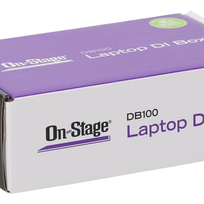 On-Stage DB100 DI Box Converts Audio to Balanced Mic-level XLR out+Backpack image 10