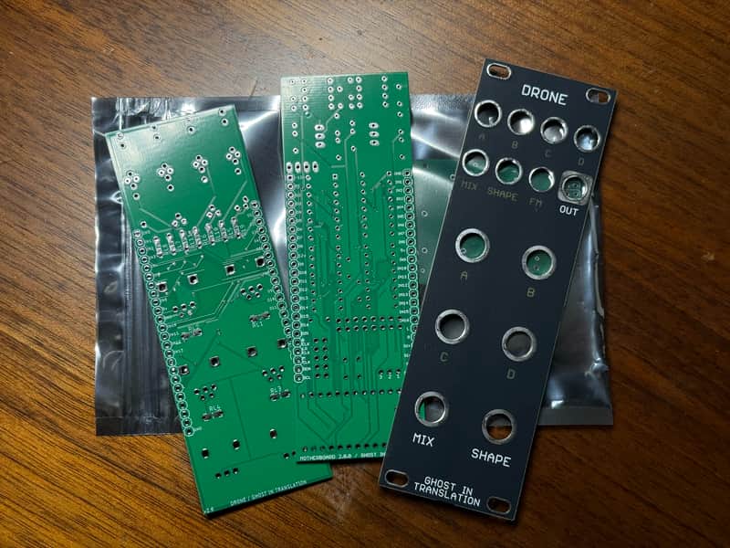 Ghost In Translation Drone - PCB and Panel - Black image 1