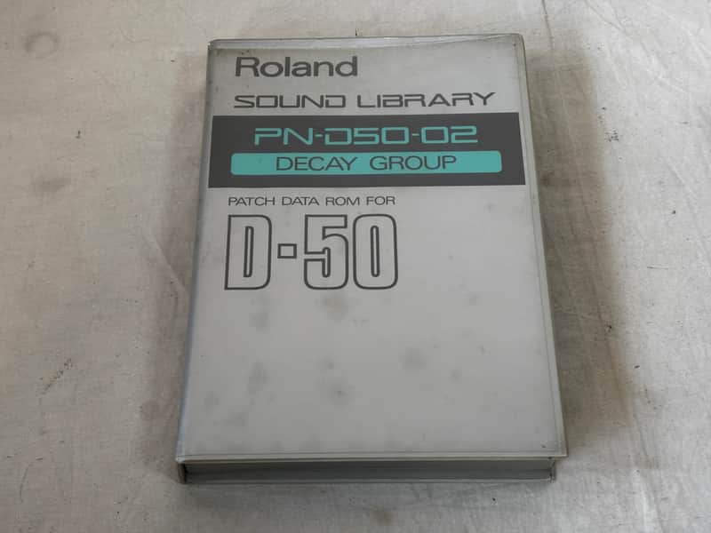 Roland PN-D50-02 PATCH DATA ROM for D-50, D-550 w/ box image 1