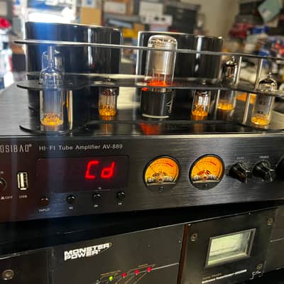 AOSIBAO Hi-Fi Tube Amplifier AV-889 good working great cosmetic condition image 1