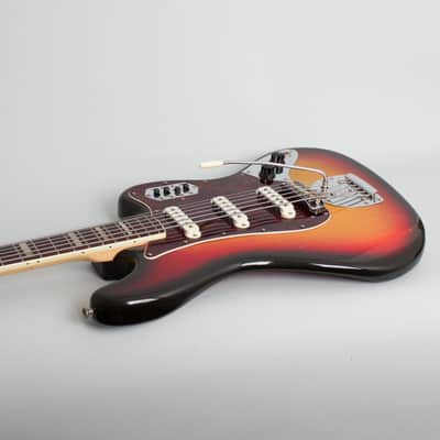 Fender Bass VI Electric 6-String Bass Guitar (1974), ser. #626103, original black tolex hard shell case. image 7